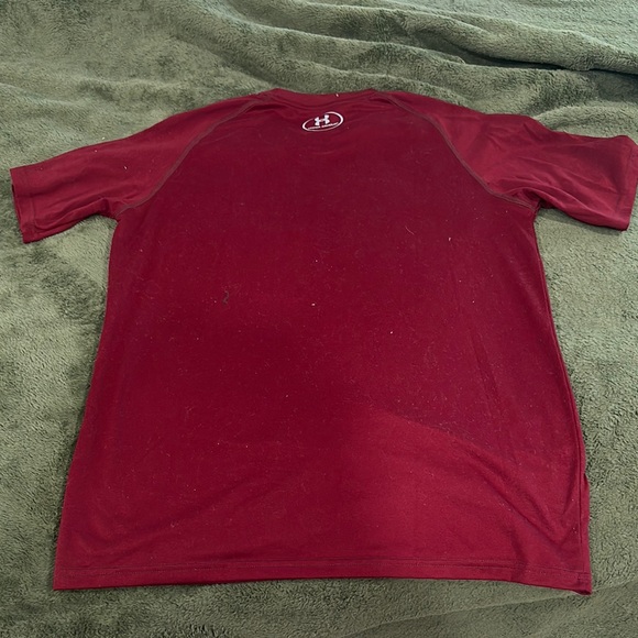 Temple University Under Armour Red Short Sleeve Tee - Picture 3 of 3